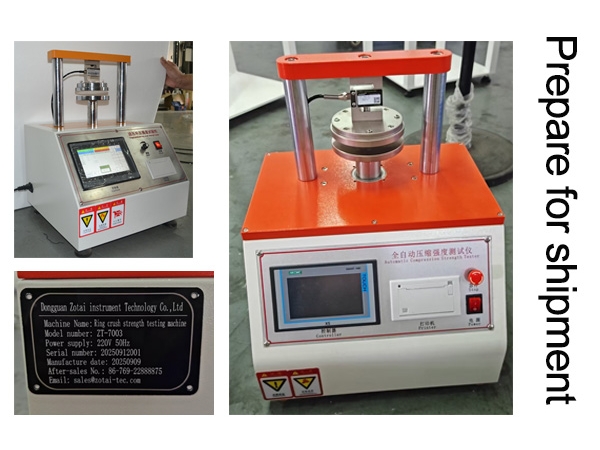 Corrugated Paper Flat Crush Strength Test Machine